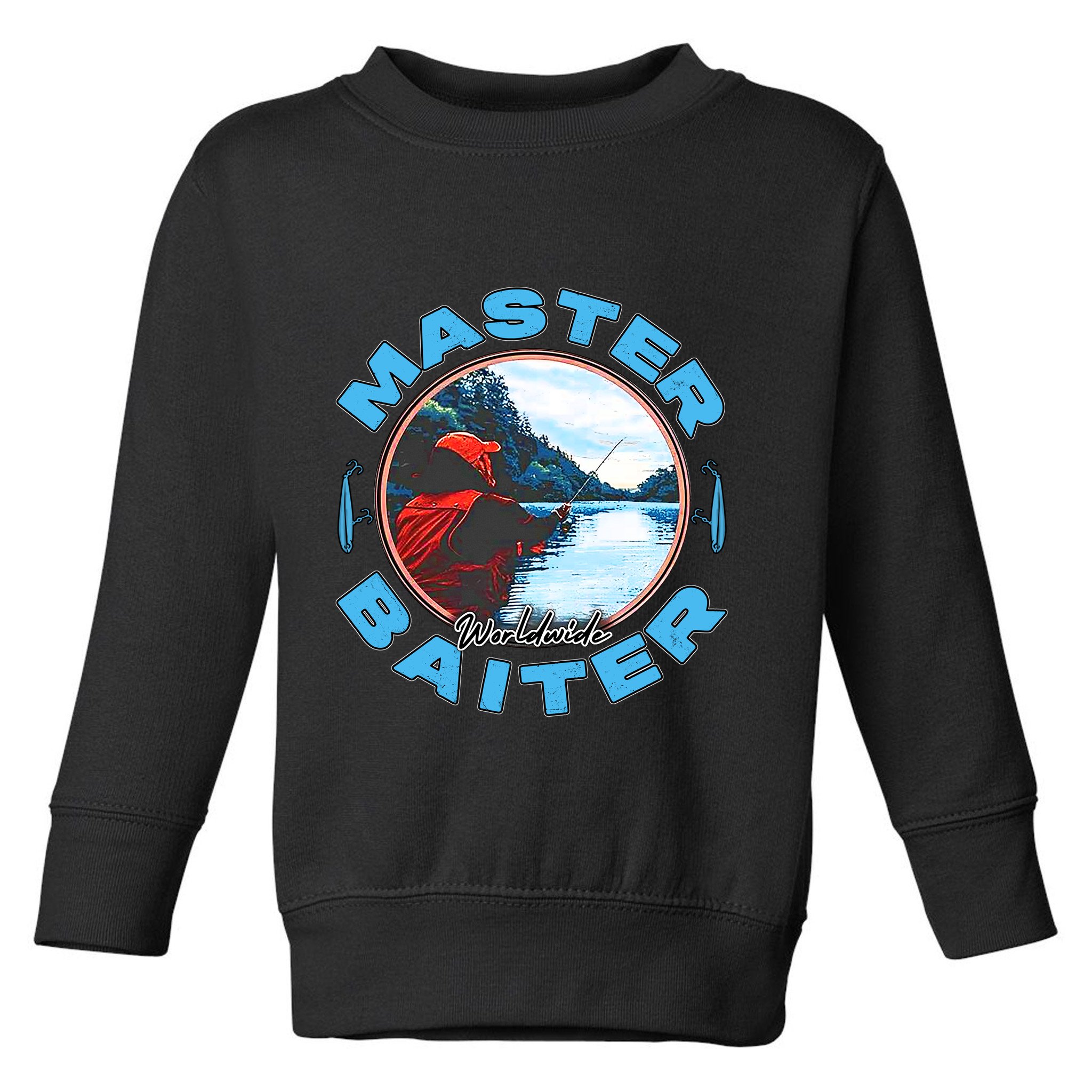 Master Baiter Worldwide Fishing Toddler Sweatshirt