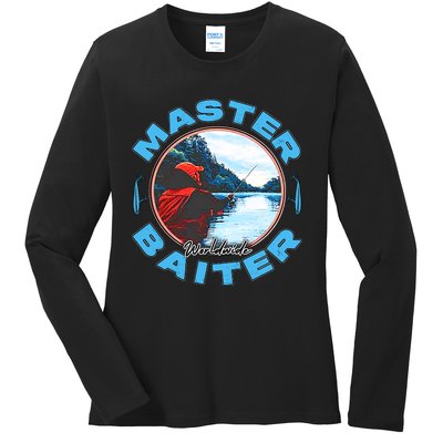 Master Baiter Worldwide Fishing Ladies Long Sleeve Shirt