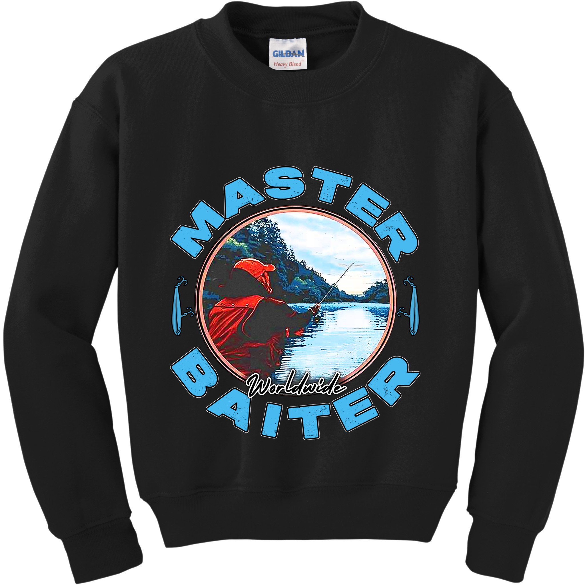 Master Baiter Worldwide Fishing Kids Sweatshirt