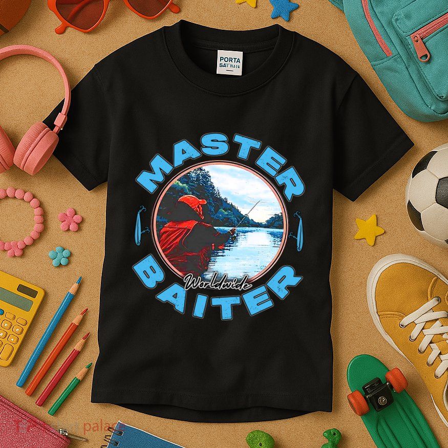 Master Baiter Worldwide Fishing Kids T-Shirt