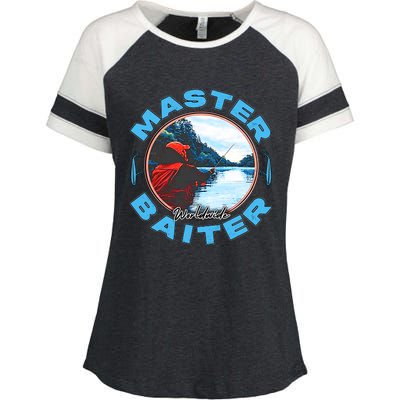 Master Baiter Worldwide Fishing Enza Ladies Jersey Colorblock Tee