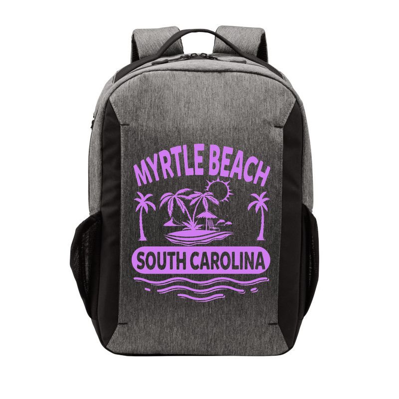 Myrtle Beach Womens Purple South Carolina Beach Vacation Vector Backpack