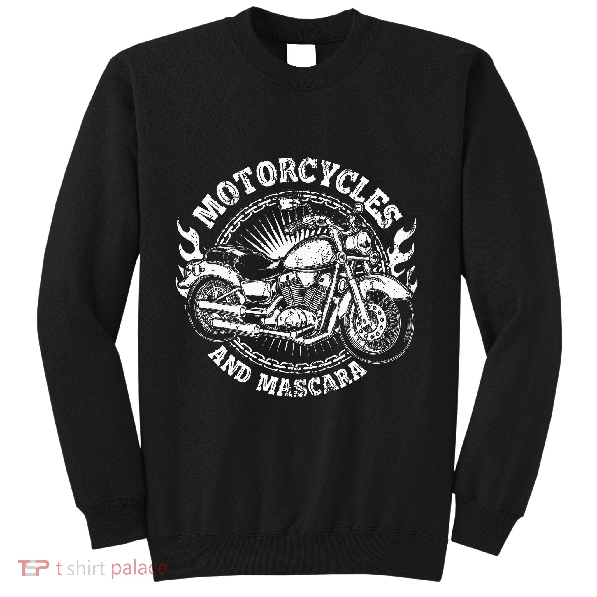 Motorcycle Biker Women Gift Makeup Mascara Biker Sweatshirt