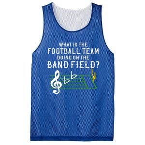 Marching Band What Is Football Team Doing On Field Gift Mesh Reversible Basketball Jersey Tank