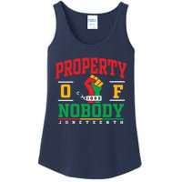 Melanin Black Women Property Of Nobody Juneteenth Since 1865 Ladies Essential Tank