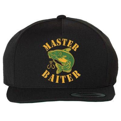 Master Baiter Wels Catfish Hunter Wool Snapback Cap