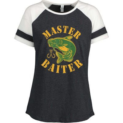 Master Baiter Wels Catfish Hunter Enza Ladies Jersey Colorblock Tee