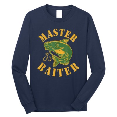 Master Baiter Wels Catfish Hunter Long Sleeve Shirt