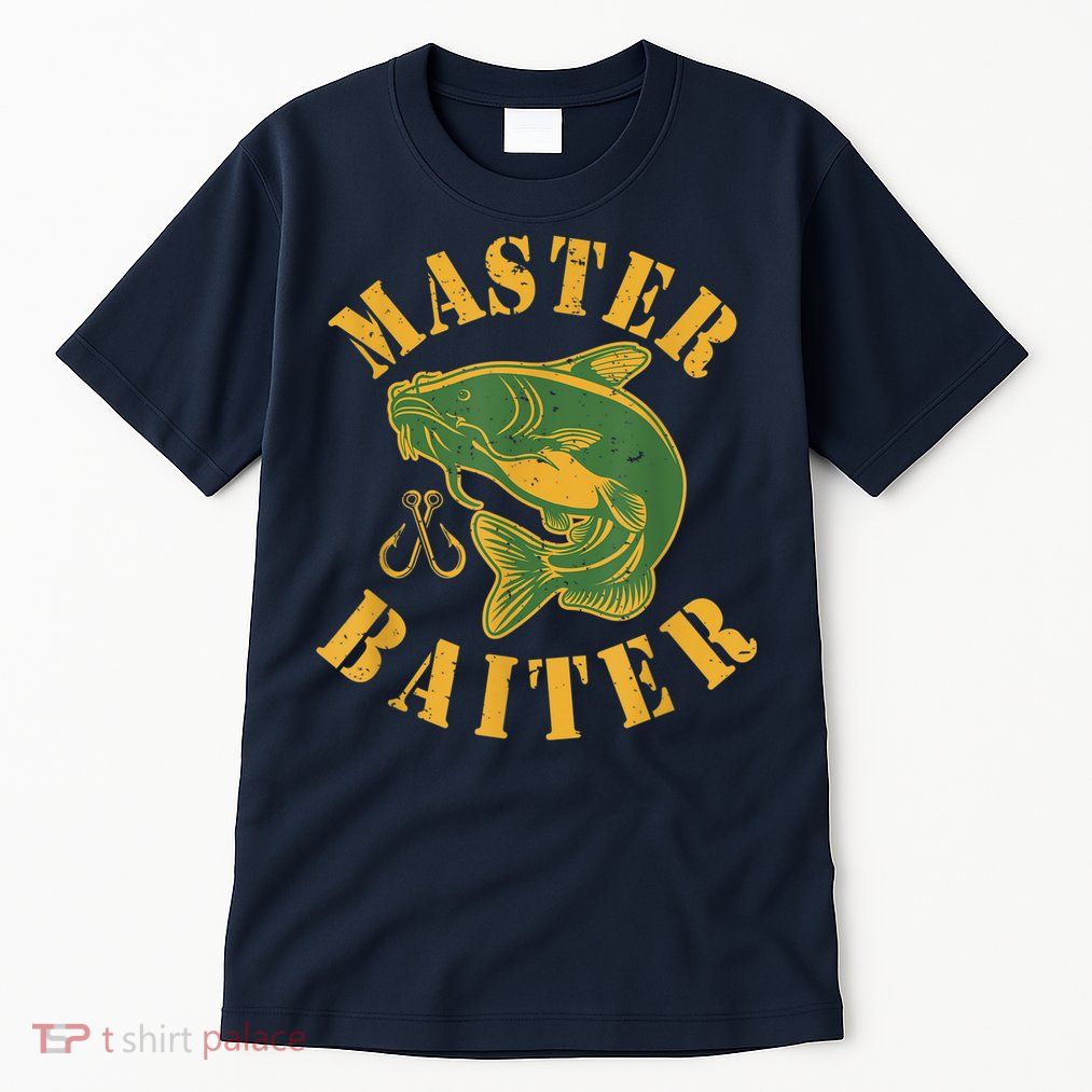 Master Baiter Wels Catfish Hunter Tall T-Shirt