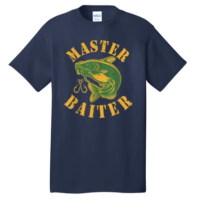 Master Baiter Wels Catfish Hunter Tall T-Shirt