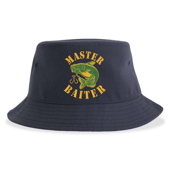 Master Baiter Wels Catfish Hunter Sustainable Bucket Hat