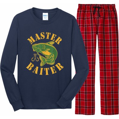 Master Baiter Wels Catfish Hunter Long Sleeve Pajama Set