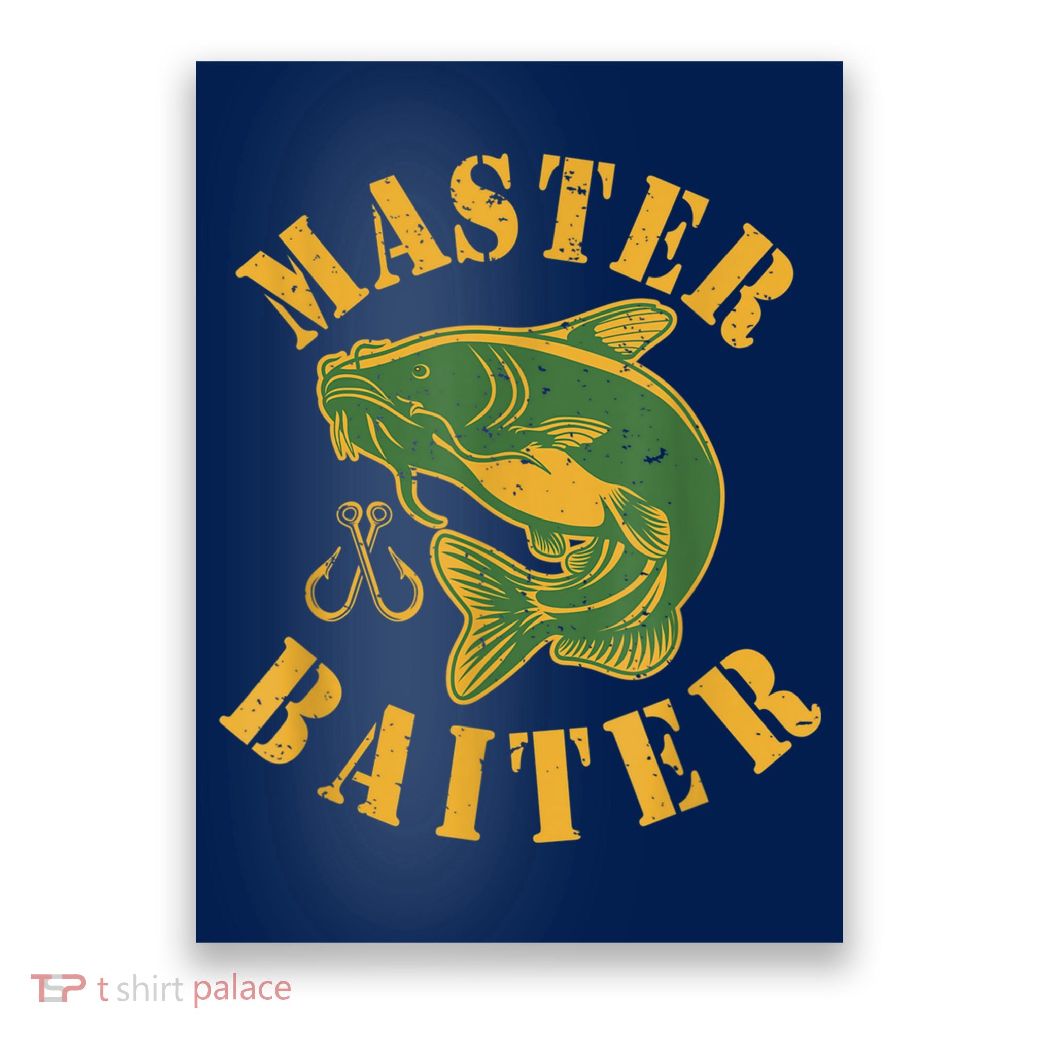 Master Baiter Wels Catfish Hunter Poster