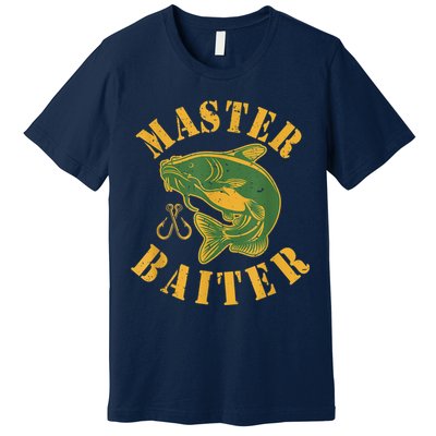 Master Baiter Wels Catfish Hunter Premium T-Shirt