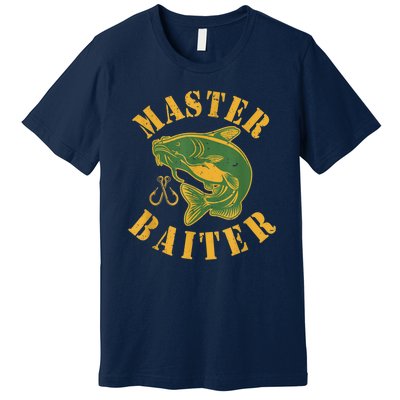 Master Baiter Wels Catfish Hunter Premium T-Shirt