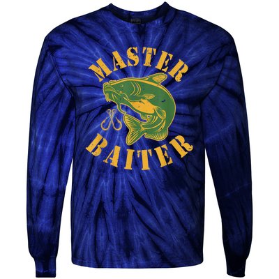 Master Baiter Wels Catfish Hunter Tie-Dye Long Sleeve Shirt