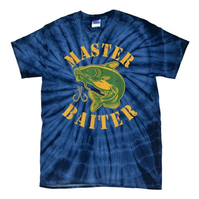 Master Baiter Wels Catfish Hunter Tie-Dye T-Shirt