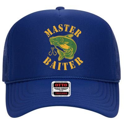 Master Baiter Wels Catfish Hunter High Crown Mesh Back Trucker Hat