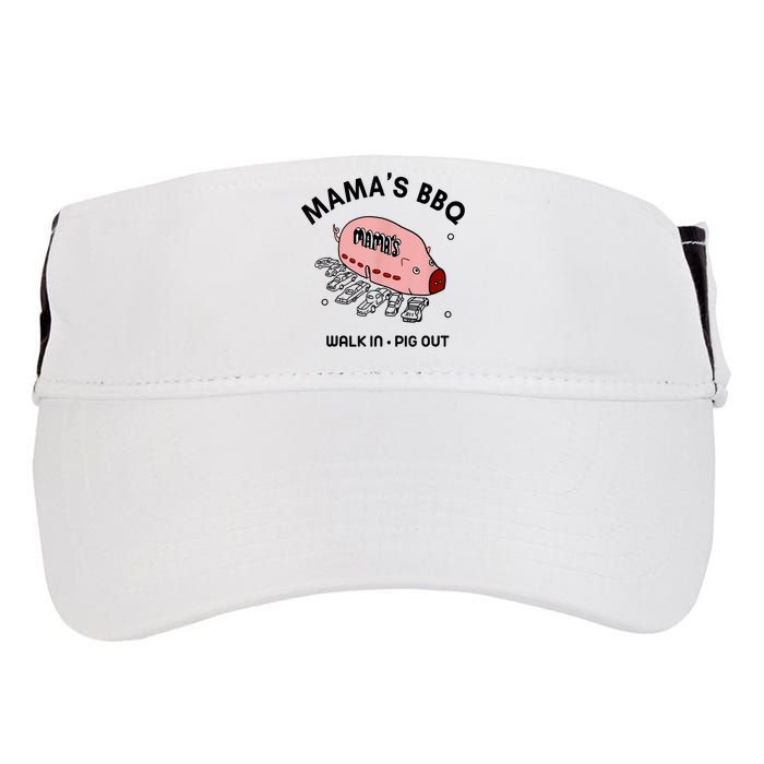 Mama's BBQ Walk In Pig Out Sunny Summer Adult Drive Performance Visor