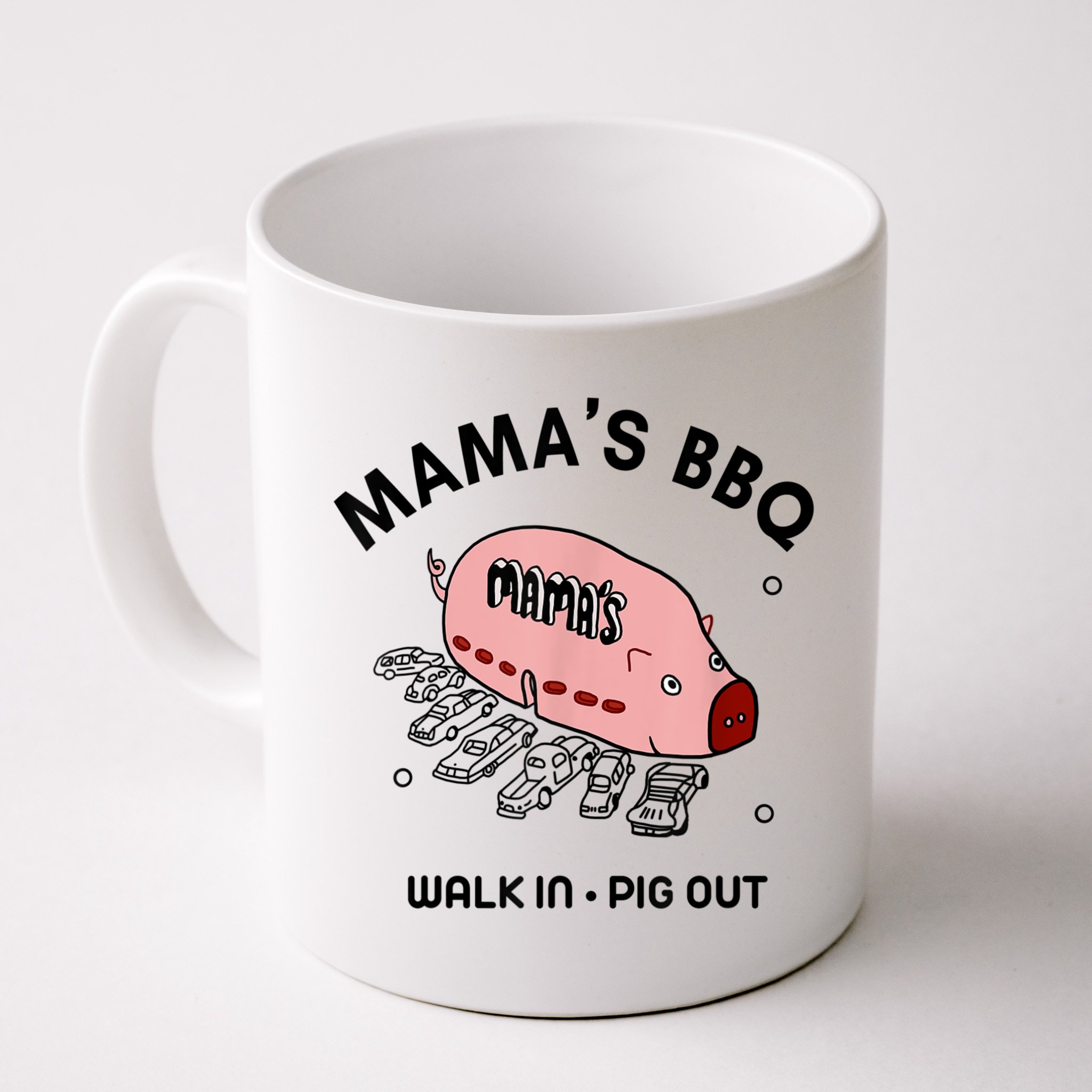 Mama's BBQ Walk In Pig Out Sunny Summer Mug