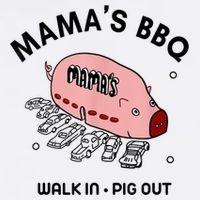 Mama's BBQ Walk In Pig Out Sunny Summer 11oz C Handle Ceramic Mug