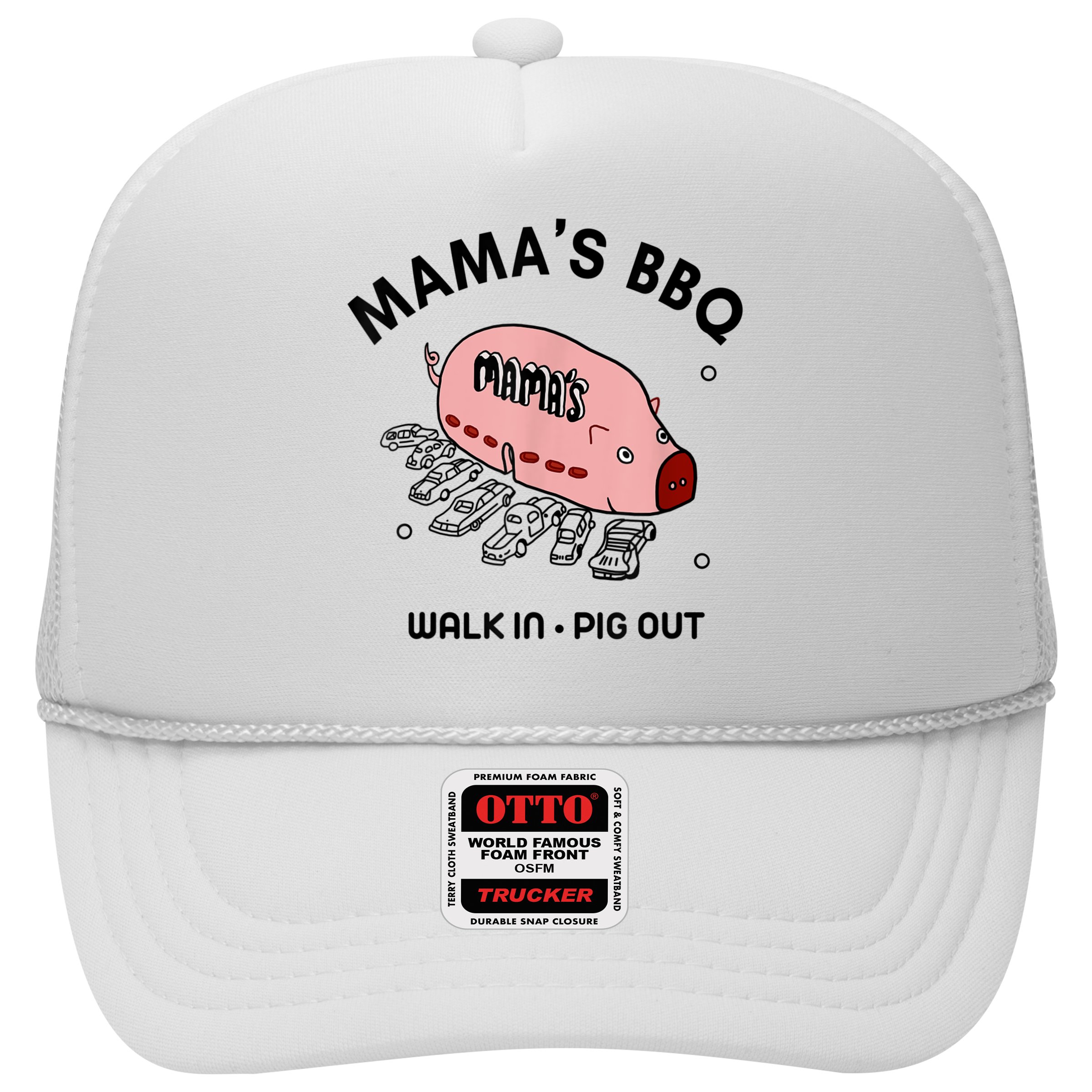 Mama's BBQ Walk In Pig Out Sunny Summer Hat
