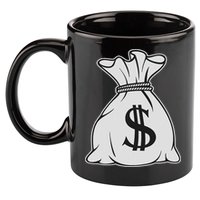 Money Bag X Bag Of Money 11oz C Handle Ceramic Mug