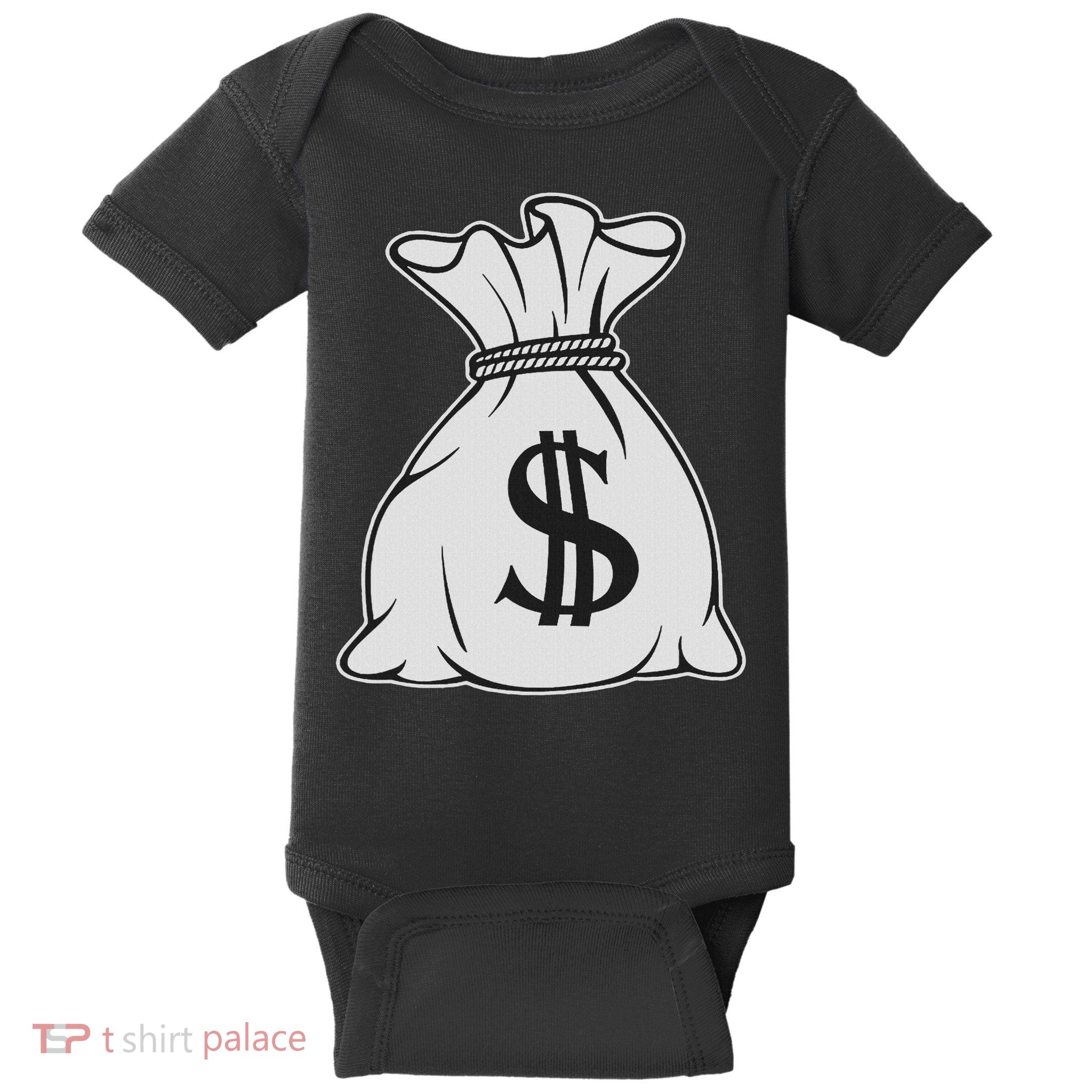 Money Bag X Bag Of Money Baby Bodysuit