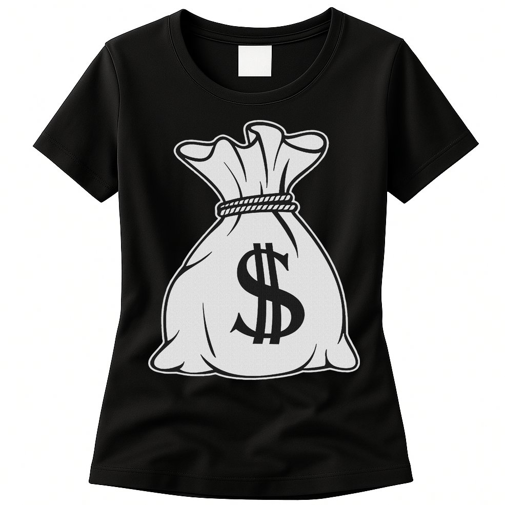 Money Bag X Bag Of Money Womens T-Shirt