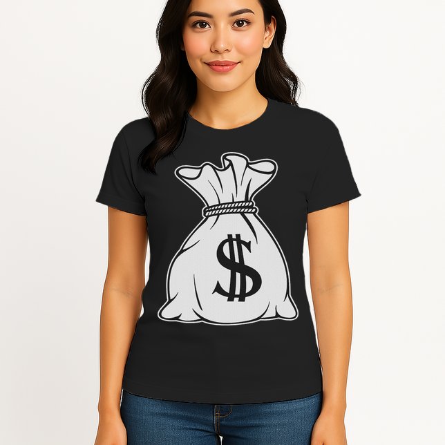 Money Bag X Bag Of Money Womens T-Shirt