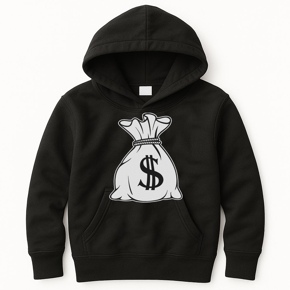 Money Bag X Bag Of Money Kids Hoodie