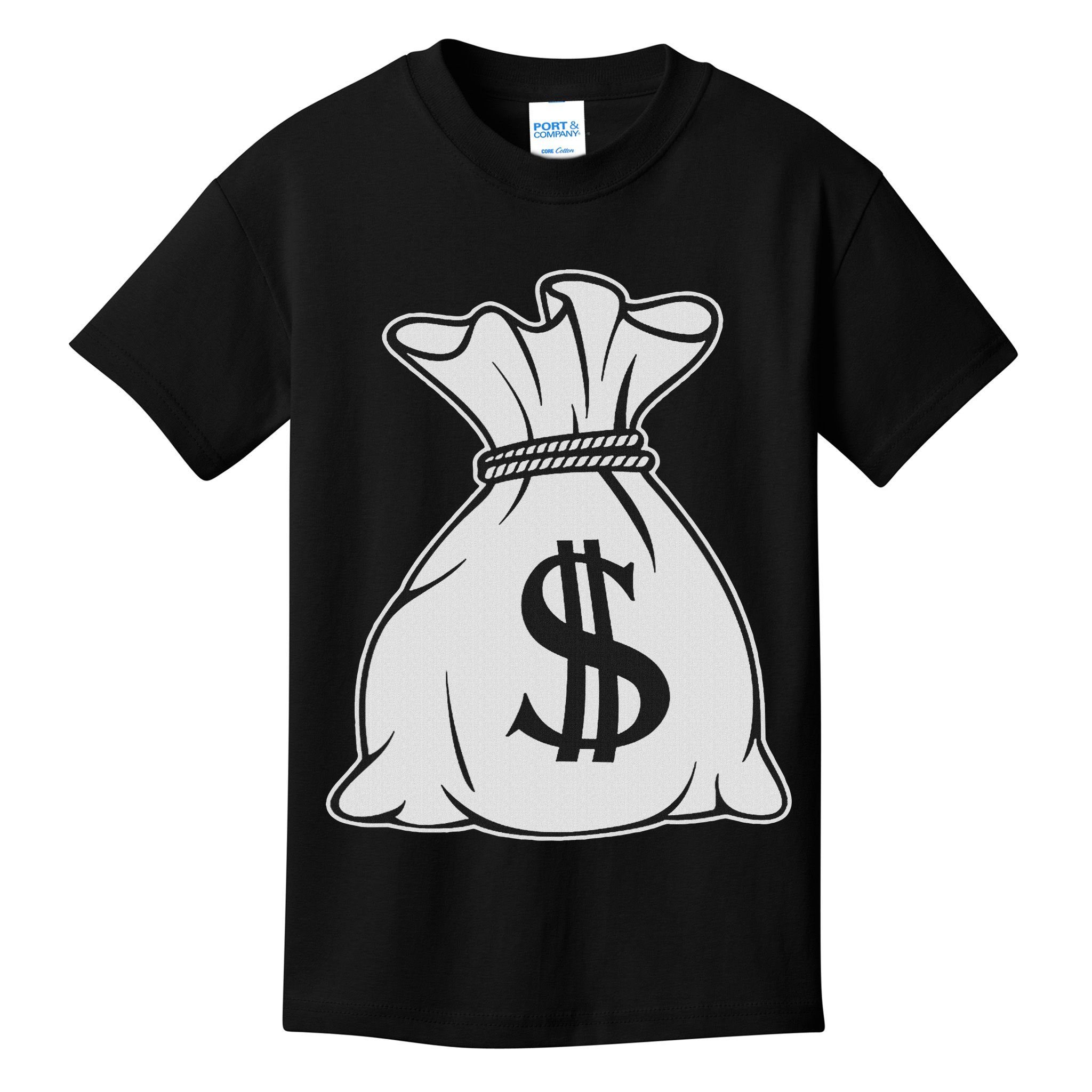 Money Bag X Bag Of Money Kids T-Shirt