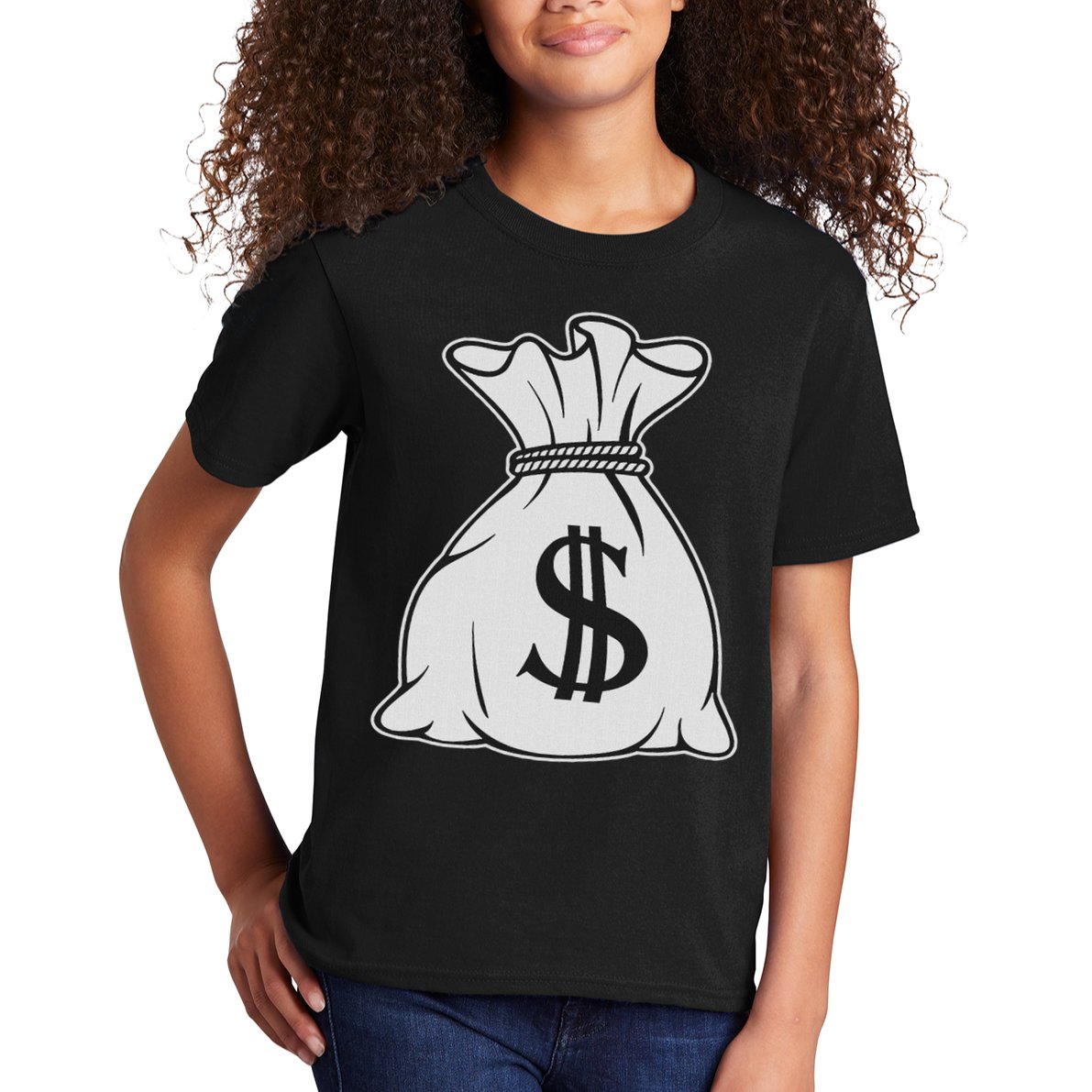 Money Bag X Bag Of Money Kids T-Shirt