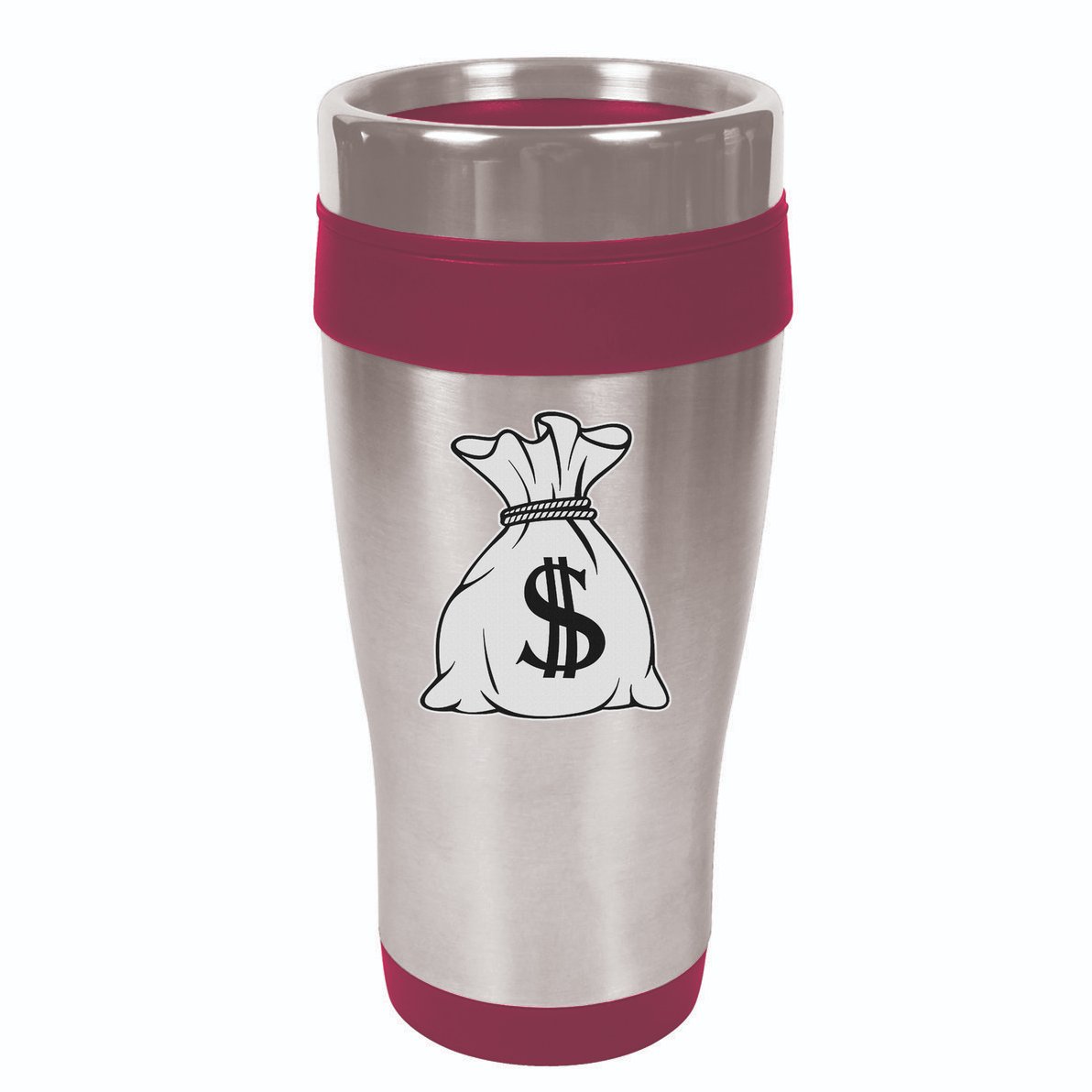 Money Bag X Bag Of Money 16oz Travel Tumbler