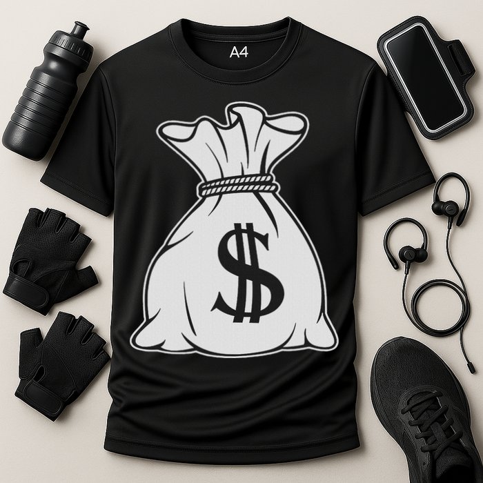 Money Bag X Bag Of Money Cooling Performance Crew T-Shirt