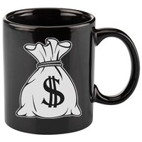 Money Bag X Bag Of Money 11oz C Handle Ceramic Mug