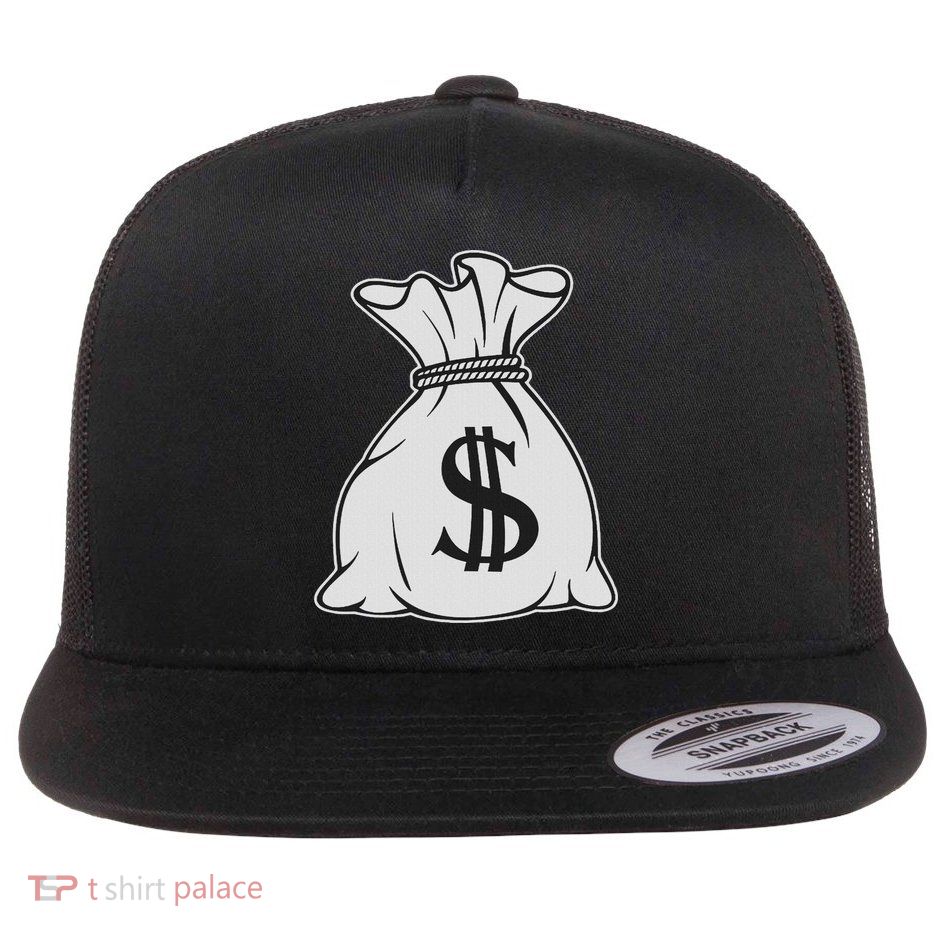 Money Bag X Bag Of Money Flatbill Hat