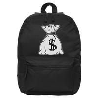 Money Bag X Bag Of Money 16 in Basic Backpack