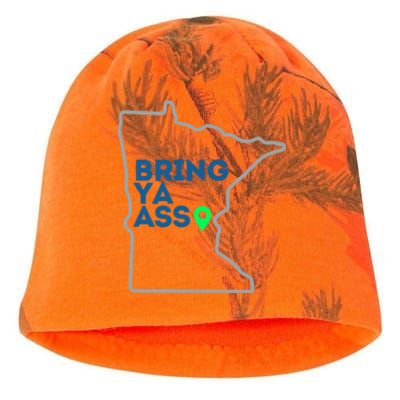 Minnesota Bring Ya Ass Kati - Camo Knit Beanie