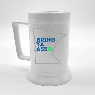 Minnesota Bring Ya Ass Beer Stein