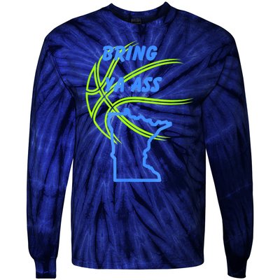 Minnesota Bring Ya Ass Tie-Dye Long Sleeve Shirt