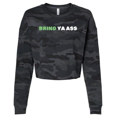 Minnesota Bring Ya Ass Cropped Pullover Crew