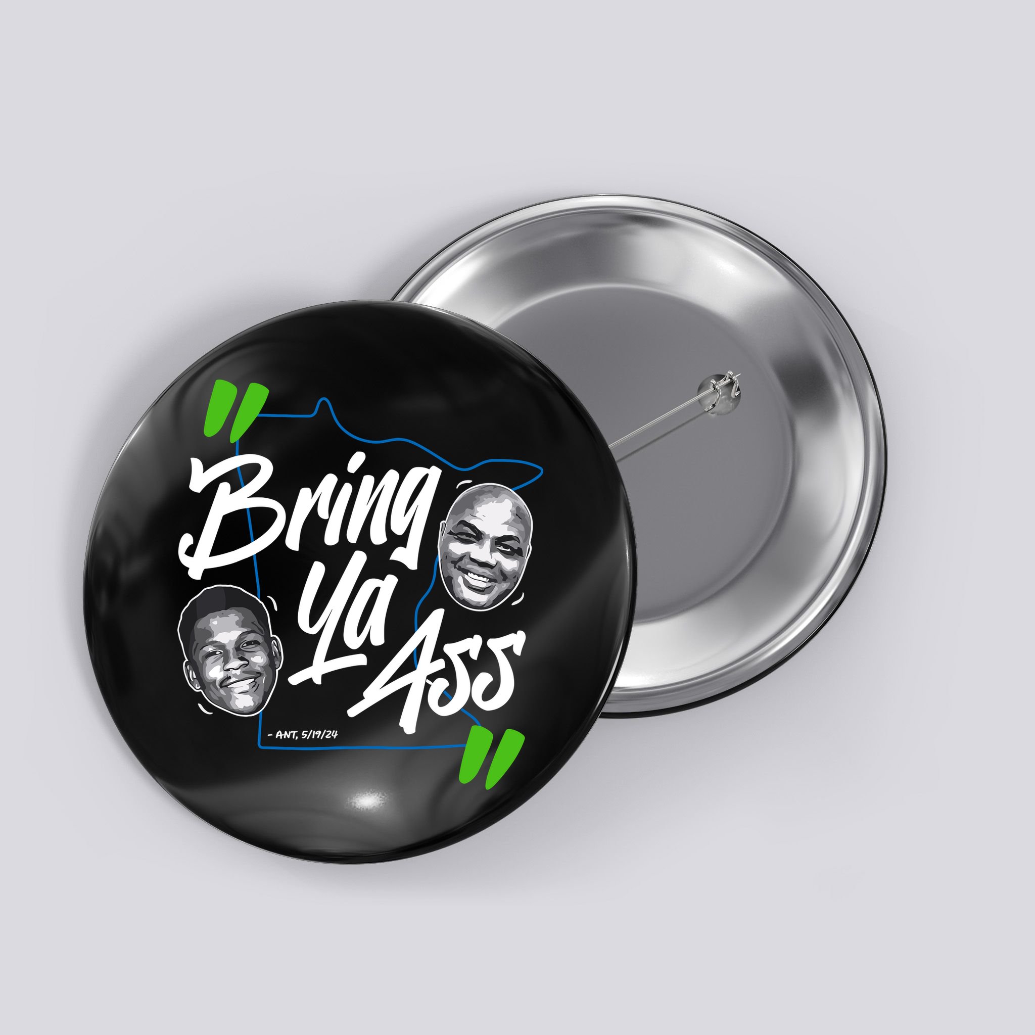 Minnesota Bring Ya Ass Button