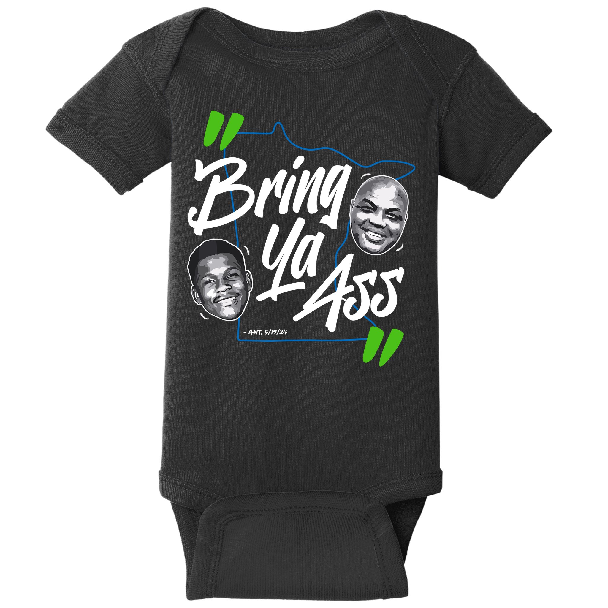 Minnesota Bring Ya Ass Baby Bodysuit
