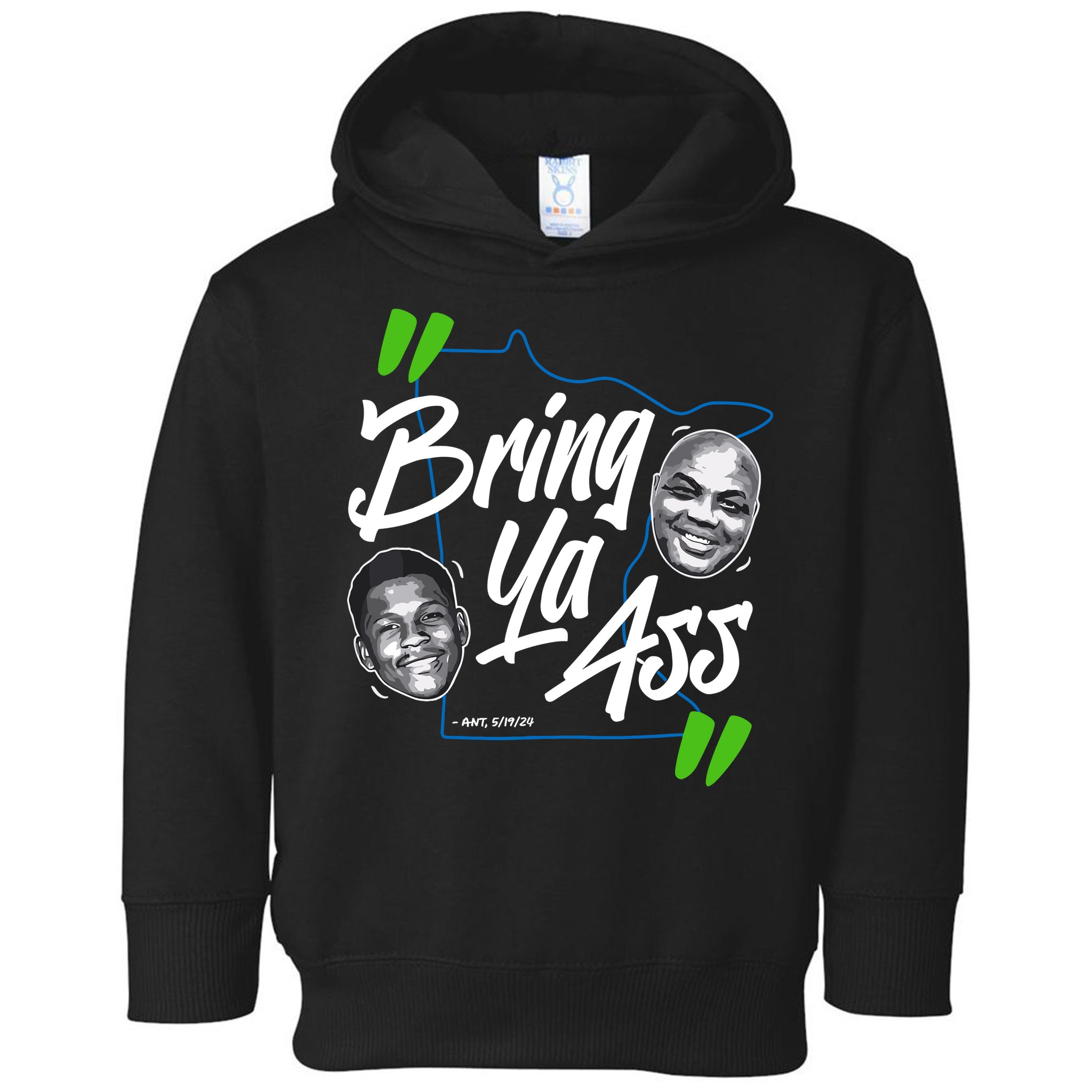 Minnesota Bring Ya Ass Toddler Hoodie