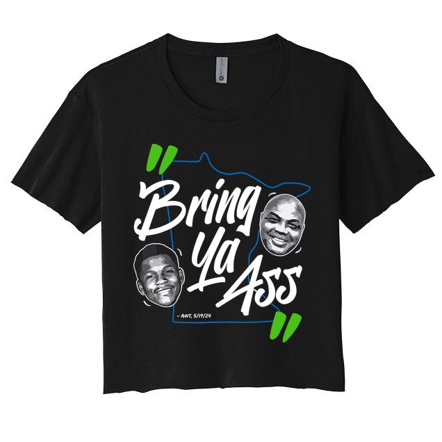 Minnesota Bring Ya Ass Women's Crop Top Tee