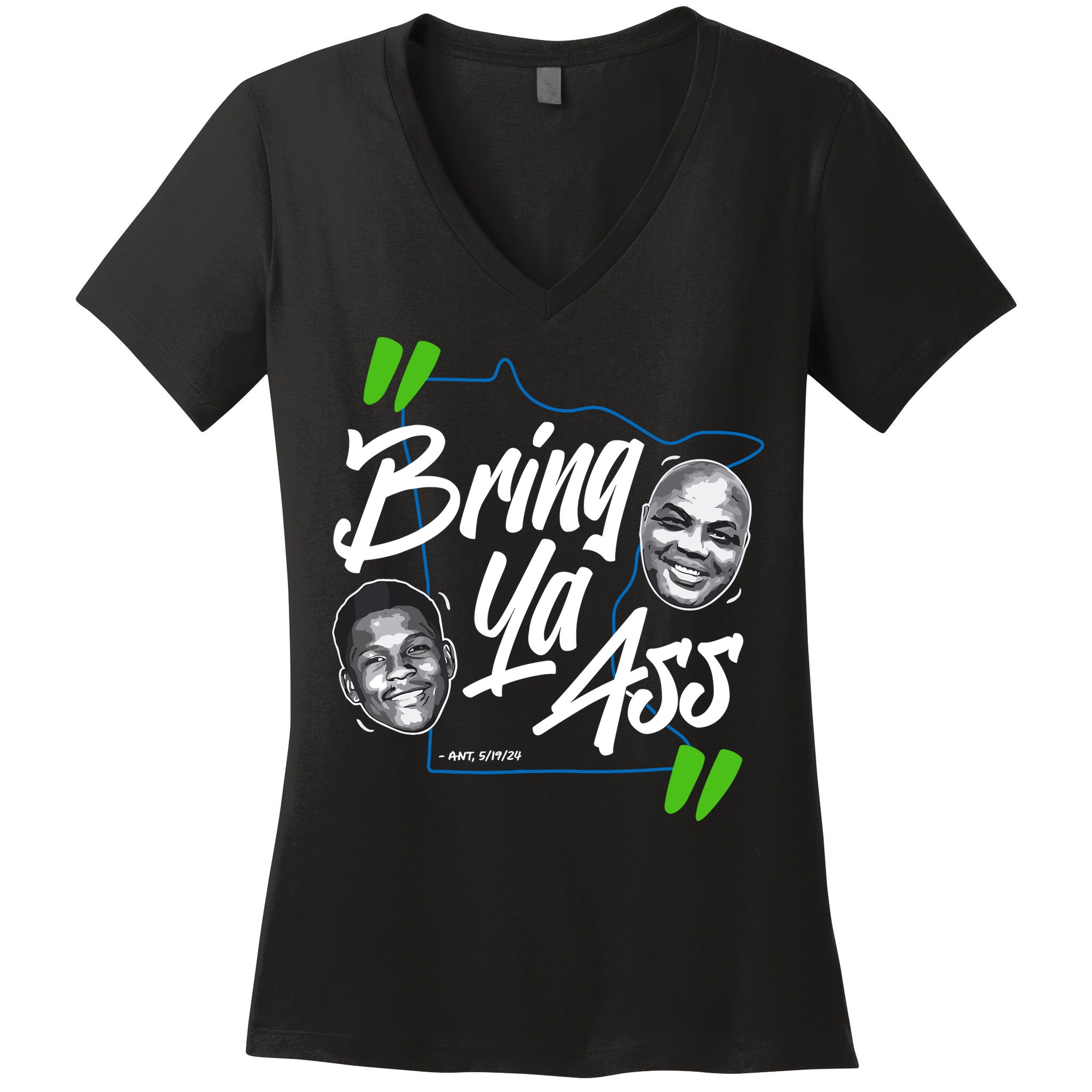 Minnesota Bring Ya Ass Women's V-Neck T-Shirt