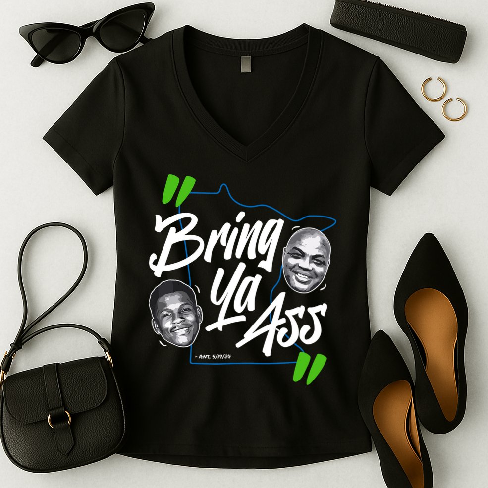 Minnesota Bring Ya Ass Women's V-Neck T-Shirt