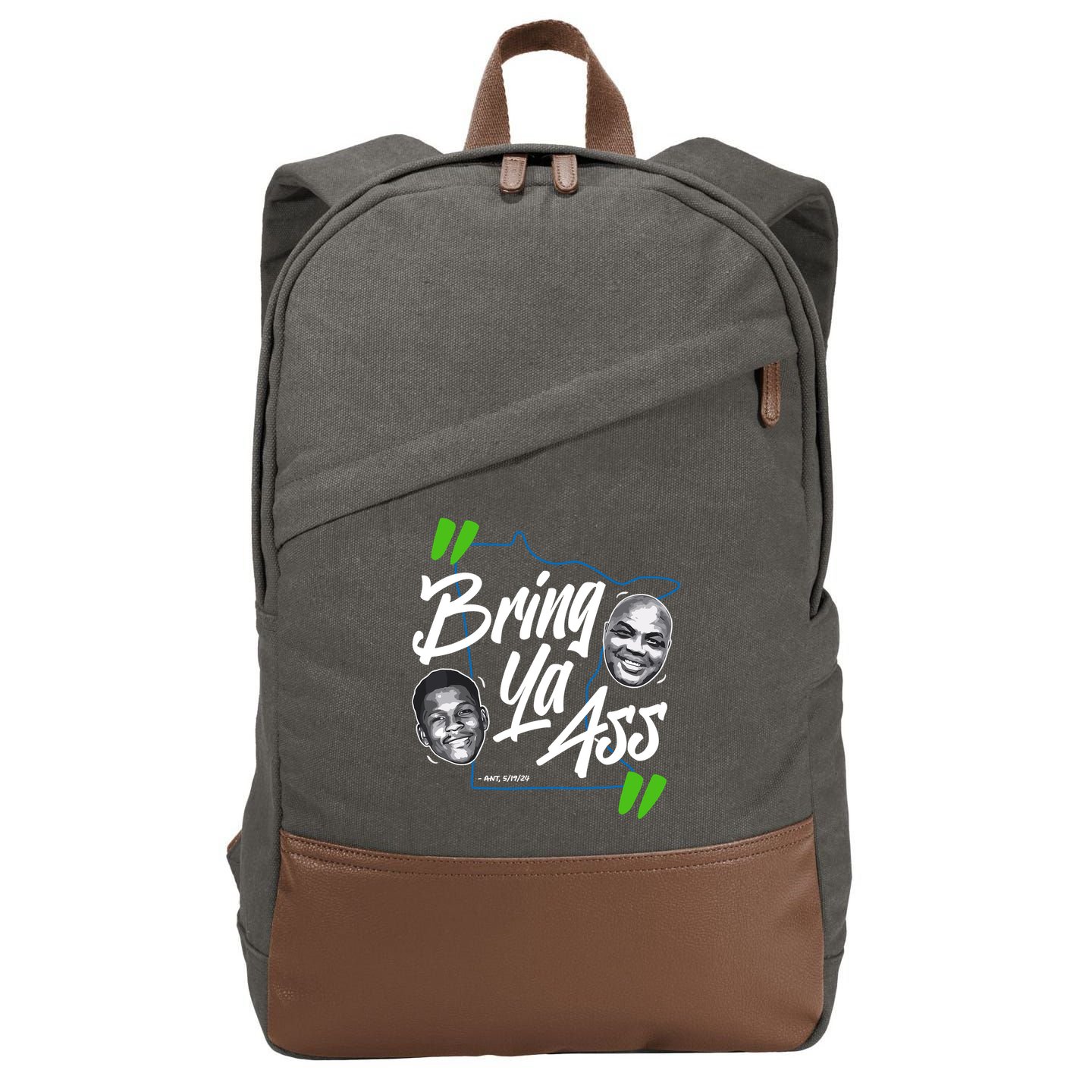 Minnesota Bring Ya Ass Cotton Canvas Backpack