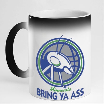 Minnesota Bring Ya Ass 11oz Black Color Changing Mug